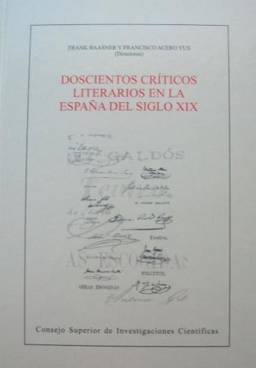 Doscientos críticos literarios españoles del siglo XIX