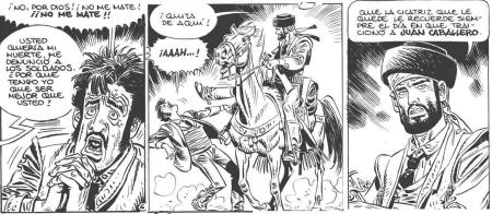 Cómic de Carlos Giménez sobre la autobiografía de Juan Caballero